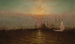 Port of New York with Brooklyn Bridge - G Baker — artwork view