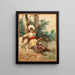 Mousquetaire at rest - G. Camfri — framed artwork on a wall