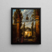 Les Bains Saint-Jacques rue des Feuillantines - G. Letti — framed artwork on a wall