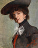 Lady with Hat - G. Somogyi — artwork view