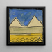 Abstract Gables Painting - Egon Schiele — framed artwork on a wall