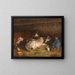 In a Stable - Gabriel Amoretti — framed artwork on a wall