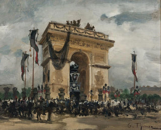 Funeral Painting of Victor Hugo, May 31 and June 1, 1885 - Gabriel Édouard Thurner — artwork view