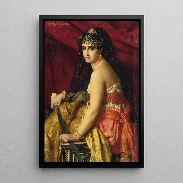Judith - Gabriel Ferrier — framed artwork on a wall