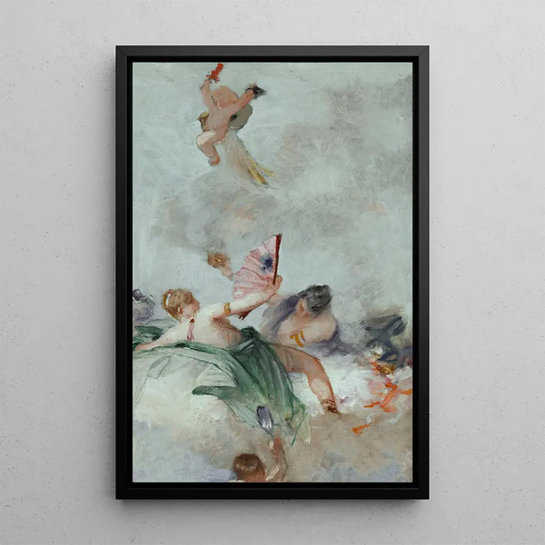 Les Parfums - Gabriel Ferrier — framed artwork on a wall