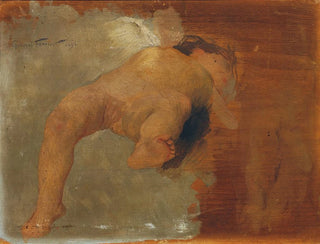 Putto couché - Gabriel Ferrier — artwork view