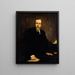 Portrait of Paul Déroulède 1846-1914 politician and writer - Gabriel Ferrier — framed artwork on a wall