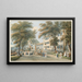 Interior painting of the Montmirail establishment - Gabriel Lory the Younger — framed artwork on a wall