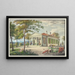 Oranienbourg near Bern - Gabriel Lory the Younger — framed artwork on a wall