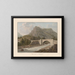 Pont sur la Cherasca - Gabriel Lory le Jeune — framed artwork on a wall