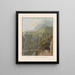 Vue de la Galerie des Glaciers - Gabriel Lory le Jeune — framed artwork on a wall