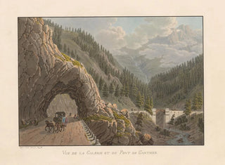 View of the gallery and the bridge of Ganther - Gabriel Lory the Younger — artwork view