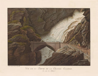 Vue de la sortie de la Grande Galerie du côté de l'Italie - Gabriel Lory le Jeune — artwork view