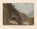 View of the Entrance to the Last Gallery Drawn on the Simplon Side - Gabriel Lory the Younger — artwork view