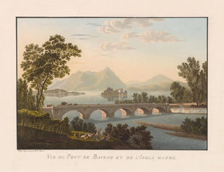 Vue du pont de Baveno et de l'Isola Madre - Gabriel Lory le Jeune — artwork view