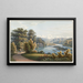 Vue Prise dans le Jardin d'Elfenau, Campagne de Son Altesse Impériale Madame la Grande Duchesse Anne de Russie - Gabriel Lory le Jeune — framed artwork on a wall