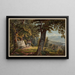 View taken in the small woods called le Bchihlzli near Thun - Gabriel Lory the Younger — framed artwork on a wall
