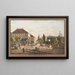 Bern Entrance by the Lower Gate - Gabriel Lory the Elder — framed artwork on a wall