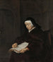 Old woman meditating - Gabriel Metsu — artwork view