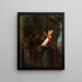 The herring seller - Gabriel Metsu — framed artwork on a wall