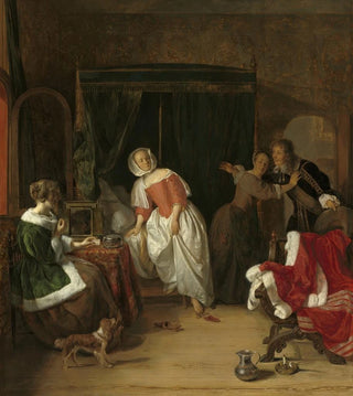Gabriel Metsu - The Intruder.webp