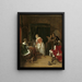 L'intrus - Gabriel Metsu — framed artwork on a wall