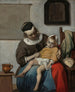 L'enfant malade - Gabriel Metsu — artwork view