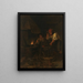 The weaponsmith - Gabriel Metsu — framed artwork on a wall