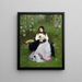 Spring Fairy Tale Painting - Gabriel von Max — framed artwork on a wall
