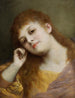 Portrait of a Young Girl - Gabriel von Max — artwork view