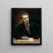 L'acteur de cour Alois Wohlmuth - Gabriel von Max — framed artwork on a wall