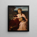 Leisure Hours - Gabriel von Max — framed artwork on a wall
