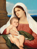 Virgin and Child in an open landscape - Gabriel von Max — artwork view