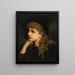 Marguerite - Gabriel von Max — framed artwork on a wall