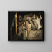 monkeys as judges of art - Gabriel von Max — framed artwork on a wall