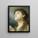 Prier - Gabriel von Max — framed artwork on a wall