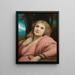 Temptation - Gabriel von Max — framed artwork on a wall