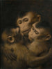 Les Trois Singes - Gabriel von Max — artwork view