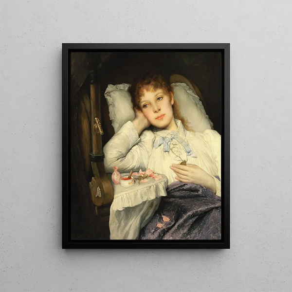 La Traviata - Gabriel von Max — framed artwork on a wall