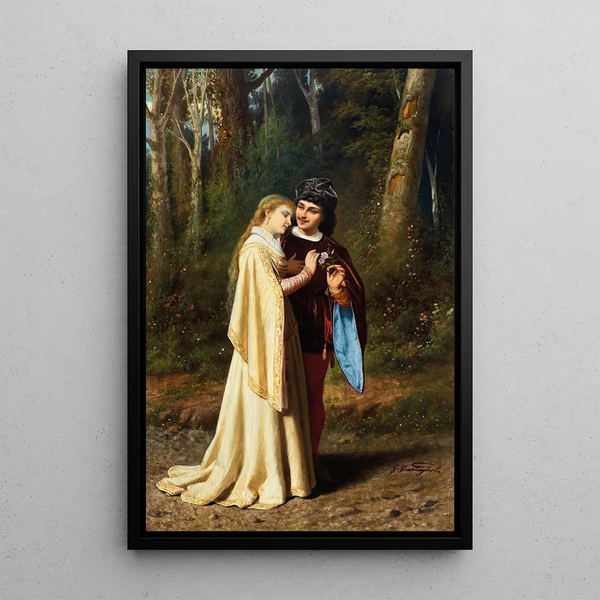 Seduction - Gabriele Castagnola — framed artwork on a wall