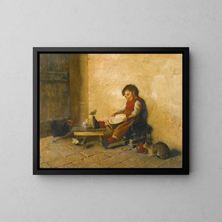 All is lost - Gaetano Chierici — framed artwork on a wall