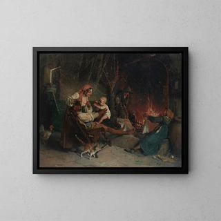 Irresistible Force - Gaetano Chierici — framed artwork on a wall