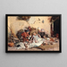 Joyful Childhood - Gaetano Chierici — framed artwork on a wall
