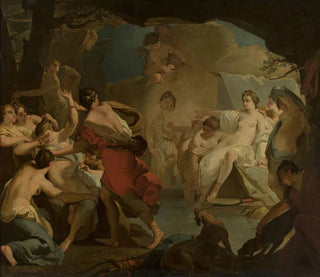 The Judgment of Diana on the Nymph Callisto - Gaetano Gandolfi — artwork view