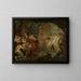 The Judgment of Diana on the Nymph Callisto - Gaetano Gandolfi — framed artwork on a wall