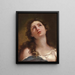 Head of a Young Woman - Gaetano Gandolfi — framed artwork on a wall