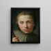 Head of a Boy - Gaetano Gandolfi — framed artwork on a wall