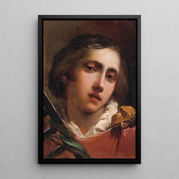 Saint Laurent - Gaetano Gandolfi — framed artwork on a wall