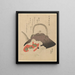 Kettle and lid - Gakutei Harunobu — framed artwork on a wall