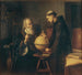 Galileo painting demonstrating the new astronomical theories at the University of Padua - Félix Parra — artwork view